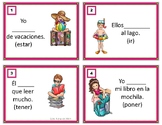 Spanish Irregular Verbs Present Tense Task Cards (Ser/Esta