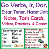 Spanish Irregular Verbs Unit - Present Tense Go Verbs, Ir 