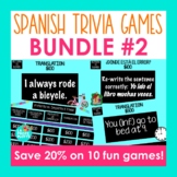 Spanish Trivia Games Bundle 2 | Jeopardy-Style Spanish Rev