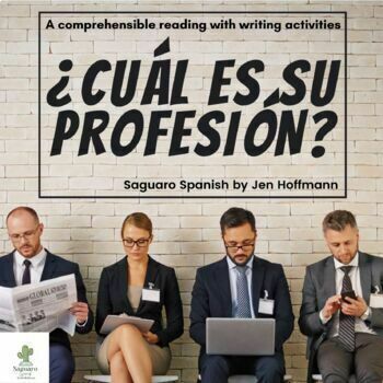 Preview of Spanish Jobs Reading | Professions 