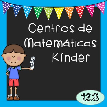 Preview of Kindergarten Math Centers - Spanish