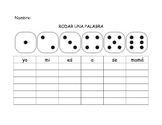 Spanish Kindergarten Roll-A-Word