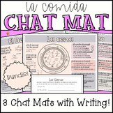 Spanish La Comida Chat Mat Bundle, El Desayuno, El Almuerz