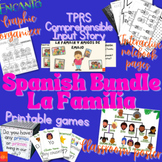 Spanish | La Familia unit BUNDLE | Stories, activities, ga