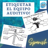 Spanish Label the Hearing Equipment
