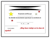 Spanish Language Award