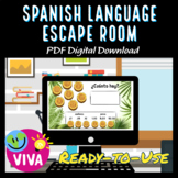 Spanish Language Mayan Ruins-Themed Escape Room Activity
