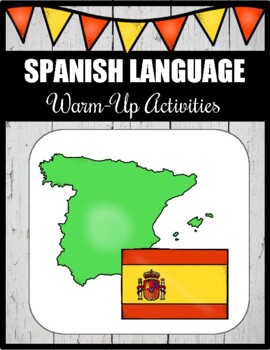 Preview of Spanish Language Warm-Up Activities