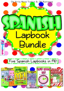 Preview of Spanish Lapbook Bundle