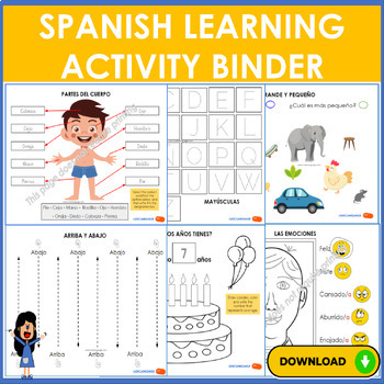 Preview of Spanish Learning Activity Binder