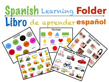 Preview of Spanish Learning Folder ( Carpeta de aprendizaje en español)