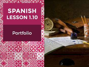 Preview of Spanish Lesson 1.10: Los Cognados - Portfolio
