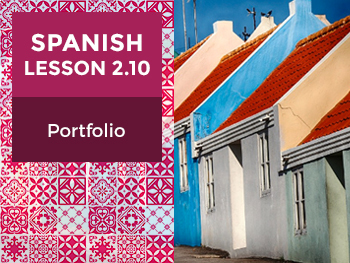 Preview of Spanish Lesson 2.10: Los Hogares - Portfolio