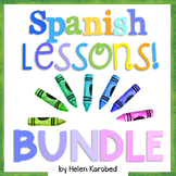 Spanish Lessons Curriculum Mega BUNDLE