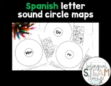 Spanish Alphabet Letter Sounds Circle Maps