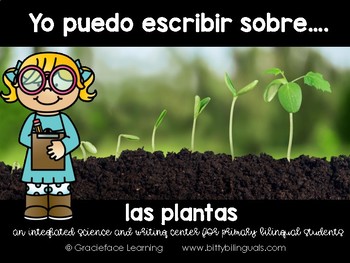 Preview of Spanish Literacy and Science – Plants – Yo puedo escribir sobre las plantas
