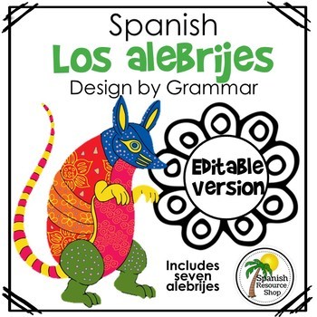 Preview of Spanish Los Alebrijes Design by Grammar_Editable