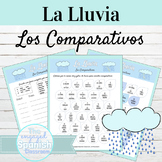Spanish Comparisons Writing Activity Los Comparativos | La Lluvia