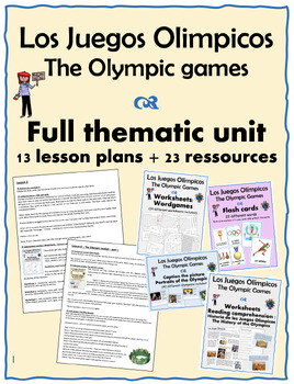 Preview of Spanish – Los Juegos Olimpicos / Olympic games - 13 lesson plans + 23 resources