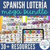 Spanish Verbs & Vocabulary Lotería BINGO 30 Game Bundle + 