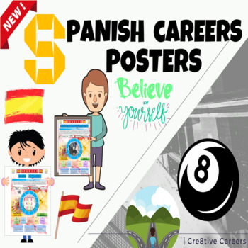 Preview of Spanish MFL Careers Posters