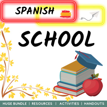 Preview of Spanish MFL School and Education Eating Bundle