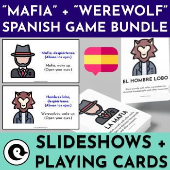 Preview of Mafia and Werewolf Game BUNDLE in Spanish