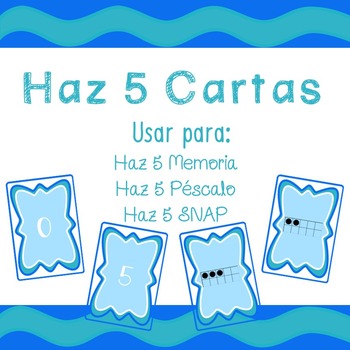 Preview of 5 Frame Cards (Spanish) - Instructions for 3 Games