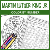 Spanish Martin Luther King Jr. | Color By Number | Colorea