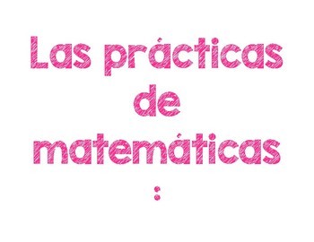 Spanish Math Focus Wall Headings by Clase de Calvillo | TpT