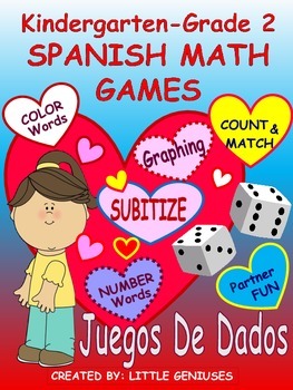 Preview of Spanish Math Games for Kindergarten to Grade Two
