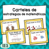 Math Strategy Posters - Spanish
