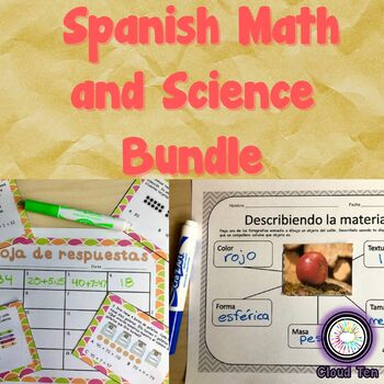 Preview of Spanish Math and Science Bundle