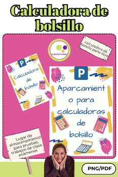 Preview of Spanish: Mathematics | Parking lot for pocket calculators