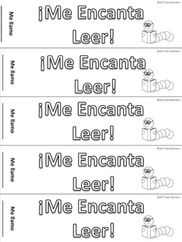 Spanish Me Encanta Leer Bookmarks by Sue Summers | TpT