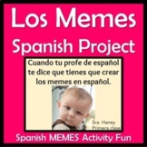 Spanish Memes Project - No-Prep Reading, Speaking, Writing