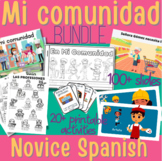 Spanish | Mi Comunidad BUNDLE | Slides, activities, worksh