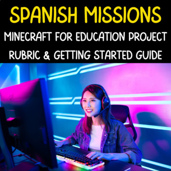 Preview of Spanish Missions Minecraft For Education Rubric And Guide