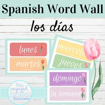 Spanish Calendar Display by The Engaged Spanish Classroom | TpT