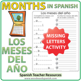 Spanish Months - Missing letters and Month Order