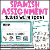 Spanish Morning Meeting | Classroom Slides | Assignment In