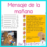 Spanish Morning Message  -  Dual or Foreign Language Classroom