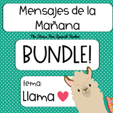 Spanish Morning Messages BUNDLE Mensajes de la Manana LLAM