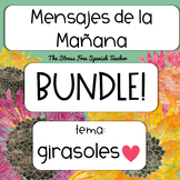 Spanish Morning Messages BUNDLE Mensajes de la Manana SUNF