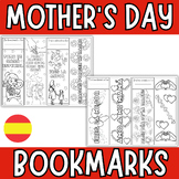 Spanish Mother's Day Bookmarks to Color | Día de la Madre 