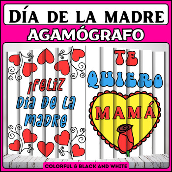 Preview of Spanish Mother's Day Craft Agamograph: Día de la Madre Agamógrafo Activities