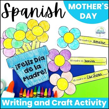 Preview of Spanish Mothers Day El Dia de la Madre Activity Craft