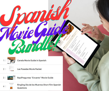 Preview of Spanish Movie Guide Bundle