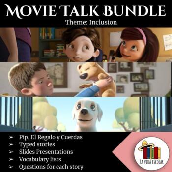 Preview of Spanish Movie Talk Bundle: Inclusion
