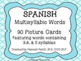 Spanish Multisyllabic Word Picture Cards